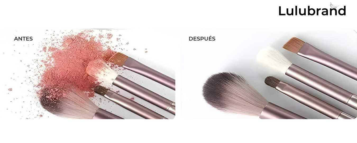 Limpiador de brochas de maquillaje eléctrico