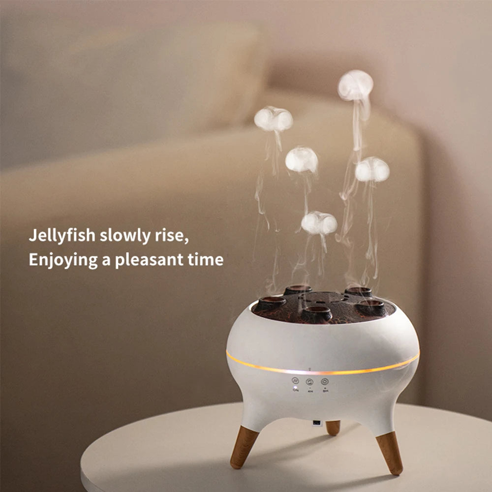 Humidificador en forma de medusa