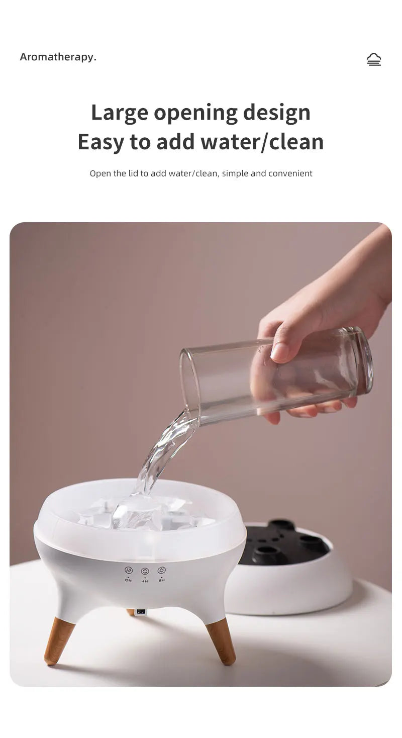Humidificador en forma de medusa