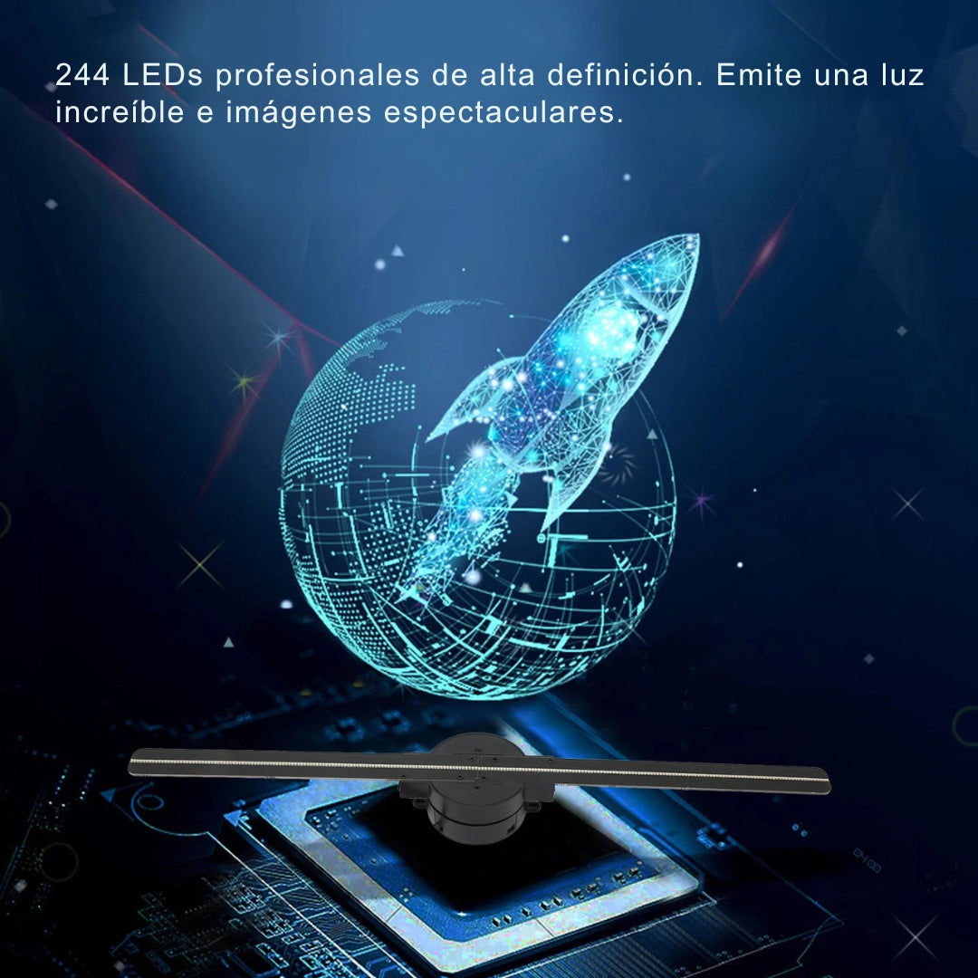 Proyector de hologramas 3D