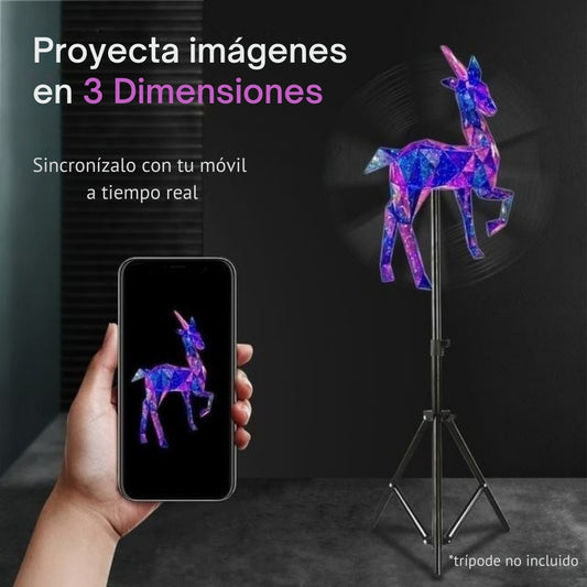 Proyector de hologramas 3D