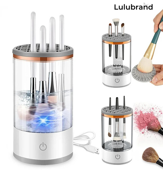 Limpiador de brochas de maquillaje eléctrico